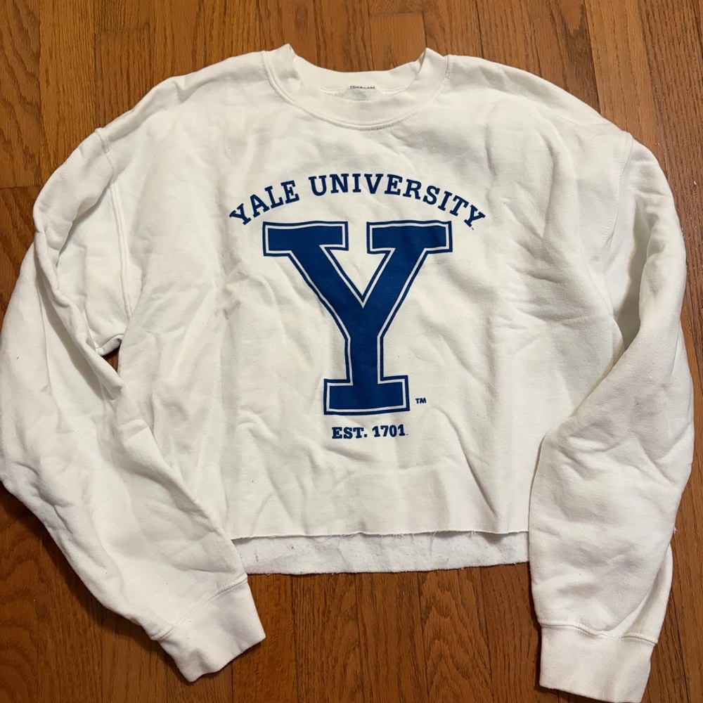Yale University White Sweater